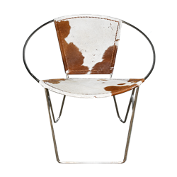 Leather Ring Chair - Cowhide