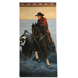 Vaquero Rodeo Painting - 1