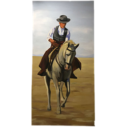 Vaquero Rodeo Painting - 4