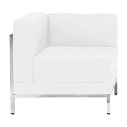 White Mod Chair - Corner