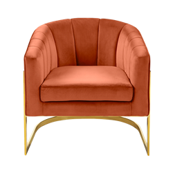 Madison Arm Chair - Rust