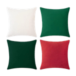 Set of (4) Velvet Holiday Pillows