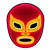 Luchador Yellow & Red LED Neon