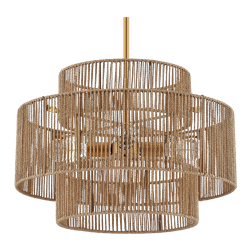 Rattan Chandelier