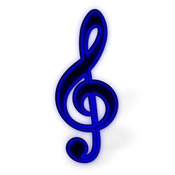 Treble Clef Note LED Neon