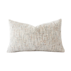 Textured Neutral Lumbar Pillow