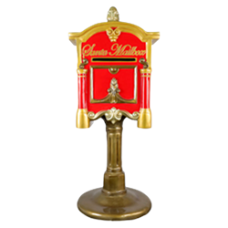 5' Santa Mailbox