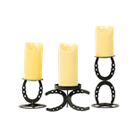 Horseshoe Candle Trio
