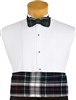 CJ Plaid Bow Tie and Cummerbund Set