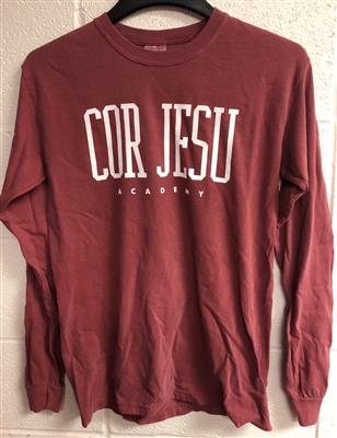 Cor Jesu Academy Comfort Colors Long-sleeve Tee