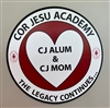 Cor Jesu Alum & Mom Legacy Car Magnet