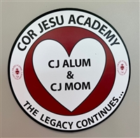 Cor Jesu Alum & Mom Legacy Car Magnet