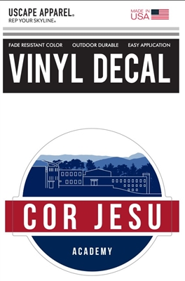 Cor Jesu Scenic Vinyl Decal