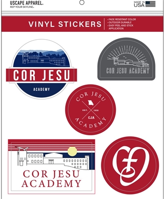 Cor Jesu Scenic 5-Sticker Pack