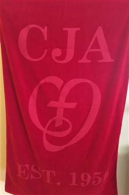 CJA Red Beach Towel