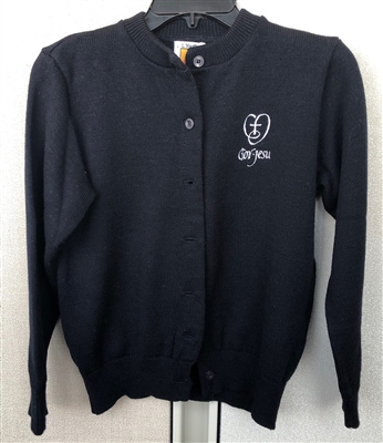 Preowned Uniform Cardigan Sweater