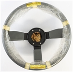 Image of 1985 - 1987 Pontiac Firebird TA Trans Am NOS Leather Wrapped Steering Wheel GM # 17983492