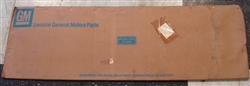 1967 - 1969 Rear Window Package Tray, NOS GM 7666129