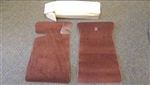 Image of NOS GM Front Floor Mats, Dark Redwood