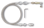 Firebird Lokar Hi-Tech Braided Stainless Steel 24" Universal Throttle Cable