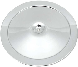 Firebird Factory Correct Chrome Air Cleaner Cover Lid with Silk Screened Service Instructions, Curved Design