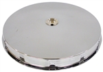 Image of 1967 Firebird Air Cleaner Lid, Finned Sides Correct OE Style, Stainless Steel