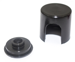 Image of 1967-1975 Firebird Alternator Cap and Retainer, Black