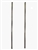 Image of 1967-1969 Roof Drip Pillar Post Chrome Moldings - Pair