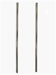 Image of 1967-1969 Roof Drip Pillar Post Chrome Moldings - Pair