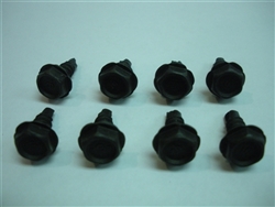 Image of 1967 - 1969 Firebird Lower Windshield Molding Clip Mounting Bolt Set, 8 Piece Kit