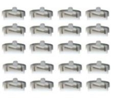 Image of 1975 - 1981 Firebird Rear Back Window Molding Clips, Plastic Version, 20 Pieces