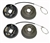 Image of 1970 - 1974 Firebird Rear Drum Brake Assemblies WITH Splash Shields, LH and RH