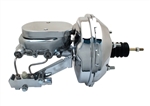 Image of 1967 - 1969 Firebird Chrome 9" Brake Booster, Master Cylinder, and Proportioning Valve Kit, DISC / DISC