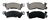 Image of 1969 - 1981 Firebird and Trans Am ACDelco Front Disc Brake Pads Set, Ceramic