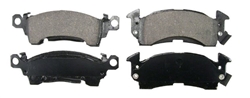 Image of 1969 - 1981 Firebird and Trans Am ACDelco Front Disc Brake Pads Set, Ceramic