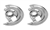 Image of 1969 Disc Brake Backing Plates, Without GM Part Numbers, Pair