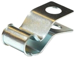 Image of Rear End Brake Line Clip Strap Bracket, 10 or 12 Bolt