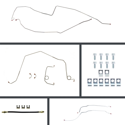 Image of 1967 Firebird POWER Disc Brake Conversion Brake Line Set