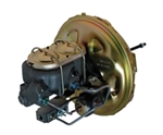 Image of 1967 - 1969 Firebird Brake Booster, Master Cylinder, Proportioning Valve Kit with Distribution Block, Front Disc - Rear Drum, Original Style