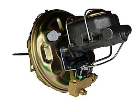 Image of 1970 - 1980 Firebird 11" Firewall Power Brake Booster, Master Cylinder, and Valve Kit, Front Disc / Rear Disc