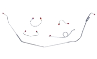 Image of 1â€‹969 Firebird Custom FRONT Brake Lines Set for MANUAL Discs
