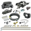 Image of 1967 - 1969 Firebird Hydraulic Brake Assist Hydro-Boost, Black Aluminum Master Cylinder, Combination Valve Kit, Disc / Disc