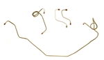 1971 - 1978 Firebird and Trans Am Front Brake Line Kit for Power Disc, Original Material
