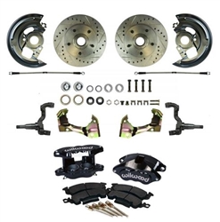 Image of 1967 - 1969 Wilwood FRONT Power Disc Brake Conversion Kit, BLACK