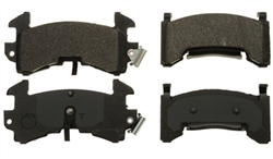 Image of 1982 - 1992 Firebird Front Disc Brake Pads Set, Single Piston w/out Performance Package, OE Semi-Metallic