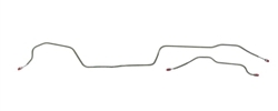 Image of 1975 - 1981 Firebird Brake Lines Set, Rear Axle for Cars with F-41 Rear Suspension