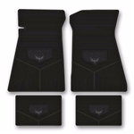 1970-1981 Firebird Trans Am Custom Rubber Floor Mat Set, Black