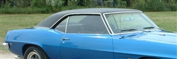 Image of 1967 - 1969 Firebird Dark Blue Vinyl Top, Levant Grain OE Style