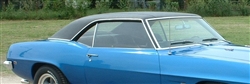 Image of 1967 - 1969 Firebird Dark Blue Vinyl Top, Levant Grain