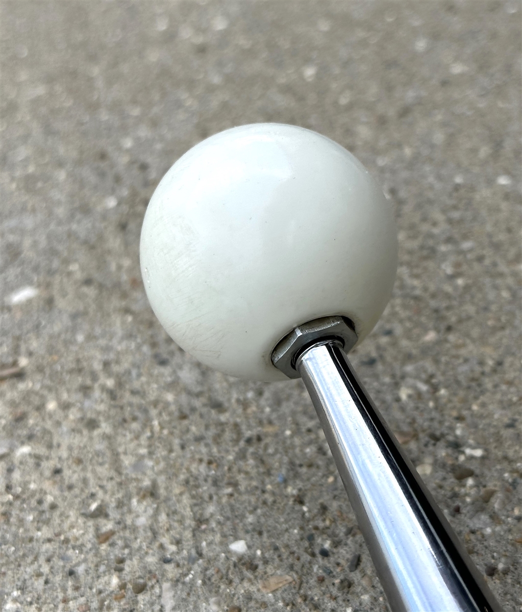 Firebird Central | Firebird White Four Speed Shifter Handle Knob